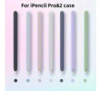 Shein Funda de silicona compatible con Apple Pencil Pro y de 2da generación, accesorios de funda protectora