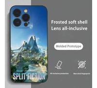 Shein Funda de teléfono compatible con los modelos 16, 15, 14, 13 Pro Max Plus Mini, de estilo S-Split F-Fiction, con carcasa suave y mate, resistente a gol