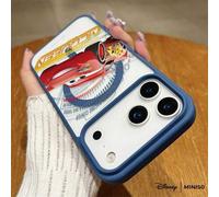 Shein Funda de teléfono con diseño de carreras Rusteze de Lightning McQueen de Disney Cars, transparente, magnética y a prueba de golpes, adecuada para iPho