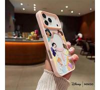 Shein Funda de teléfono con diseño de olas del grupo de princesas de Disney, transparente y magnética, a prueba de golpes, adecuada para iPhone 17 Pro Max/1