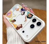Shein Funda de teléfono con diseño de olas del grupo de princesas de Disney, transparente y magnética, a prueba de golpes, adecuada para iPhone 17 Pro Max/1