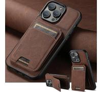 Shein Funda de teléfono con soporte de cuero PU, tarjetero y cartera compatible con iPhone 17 Pro Max 16 Plus 15 14 13 12 11, Galaxy S26 S25 Ultra S24 S23 S