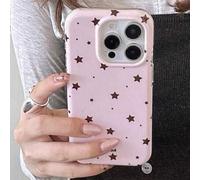 Shein Funda de teléfono con textura de lámina de carey vintage negro y marrón compatible con iPhone 16 Pro Max, Apple 15, Soft Shell 14 New, 12 Pro, 13 Pro