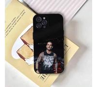 Shein Funda de teléfono de CM P-Punk de WWE compatible con 16, 15, 14, 13, 12, 11, Pro, X, XS, Max, XR, Plus, Mini, de color negro suave. Funda comple con e