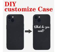 Shein Funda de teléfono de cocodrilo 1 pieza, personalizada con varios diseños impresos, texto blanco personalizado, bendición de aniversario, adivinanza, c