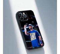 Shein Funda de teléfono de John WWE C-Cena compatible con iPhone 16, 15, 14, 13, 12, 11, Pro, Max, Plus, X, XS, SE, E, Mini, de silicona suave en color negr