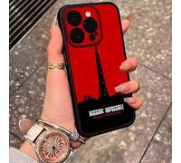 Shein Funda de teléfono de Misión Imposible con Tom Cruise compatible con iPhone 15 Pro Max, 14 Pro, 16 Pro Max, 13, 11, 12 Mini, XS, XR, 7, 8 Plus, SE. Cub