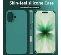 Shein Funda de teléfono de silicona líquida de unicolor compatible con Samsung Galaxy S25 Ultra y 13/16 Pro Max/11, se ajusta a los modelos A06/A16/A26/A36/