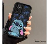 Shein Funda de teléfono de TPU con soporte para la barbilla de Stitch de Disney de MINISO, compatible con Samsung S26 Ultra/S26 Edge/S26 Plus/S26/S25 Ultra/