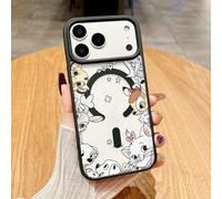 Shein Funda de teléfono Disney - Diseños lindos con personajes de dibujos animados como Bambi, Tambor, Marie, 101 Dálmatas, Dumbo, compatible con carga magn