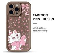 Shein Funda de teléfono Disney Marie linda, para iPhone 18 Pro Max, 17 Pro, 16, 15, 14 Plus, 13, 12, 11 Pro Max, XS Max, XR, diseño nuevo minimalista de mod