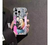 Shein Funda de teléfono kawaii de "My Dress-Up Darling" con superficie satinada y brillante en colores, compatible con iPhone 13, 13 Plus, 13 Pro, 13 Pro Ma