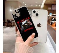 Shein Funda de teléfono Misión Imposible, cubierta transparente compatible con iPhone 15 Plus, 14 Pro Max, 11, 16 Pro, 13, 12, 8, X, XR, XS, SE, cubierta tr