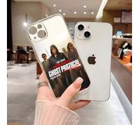 Shein Funda de teléfono Misión Imposible, cubierta transparente compatible con iPhone 15 Plus, 14 Pro Max, 11, 16 Pro, 13, 12, 8, X, XR, XS, SE, cubierta tr