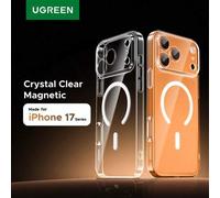 Shein Funda de teléfono móvil de la serie de airbag transparente de cristal UGREEN compatible con iPhone 17 Air Pro Max