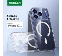 Shein Funda de teléfono móvil serie cristal transparente compatible con MagSafe para iPhone 17 Air Pro Max de UGREEN