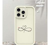 Shein Funda de teléfono personalizable para el Día de San Valentín, con fotos, texto, nombres, apodos, compatible con iPhone, a prueba de golpes, antidesliz
