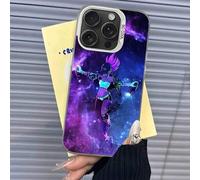 Shein Funda de teléfono plateada a prueba de golpes compatible con LOL-L A-Akali KDA Game para 16/15/14/13/12/11 Pro Max Plus - Compatible con 17 Case, 17 P