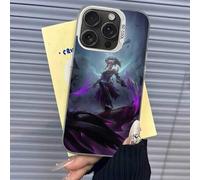 Shein Funda de teléfono plateada a prueba de golpes compatible con LOL-L A-Akali KDA Game para 16/15/14/13/12/11 Pro Max Plus - Compatible con 17 Case, 17 P