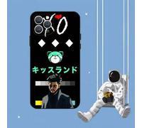 Shein Funda de teléfono The W-Weeknd Kiss Land compatible con 16, 15, 14, 13, 12, Pro, Max, 11, 7, 8, Plus, XR, XS Max, a prueba de golpes, de silicona suav