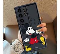 Shein Funda de teléfono TPU de MINISO Disney Mickey Mouse "MICKEY MOUSE", con diseño de pose caminando, para Samsung S26 Ultra/S26 Edge/S26 Plus/S26/S25 Ult