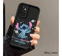 Shein Funda de teléfono TPU de Stitch de Disney MINISO "Completamente desconectado de este mundo", compatible con Samsung S26 Ultra/S26 Edge/S26 Plus/S26/S2