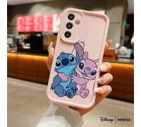 Shein Funda de teléfono TPU de Stitch y Angel de Disney MINISO, funda de dibujos animados de pareja linda adecuada para Samsung S26 Ultra/S26 Edge/S26 Plus/