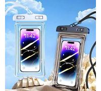 Shein Funda impermeable universal para teléfono, estuche impermeable compatible con , Galaxy, BlackBerry KEY2 LE, Evolve Key2, Keyone, Motion, Evolve, 5G, W