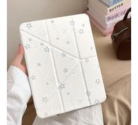 Shein Funda linda con patrón para iPad 11th A16 2025 10th 10.9 Air 4th 5th 10.9 Air 11 M3 2025 7th 8th 9th 10.2, estuche inteligente con soporte para lápiz
