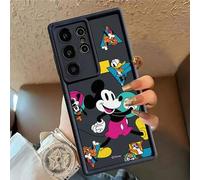 Shein Funda magnética para teléfono con diseño geométrico de Mickey Mouse de Disney para Samsung S26 Ultra/S26 Edge/S26 Plus/S26/S25 Ultra/S25 Plus/S25/S25F
