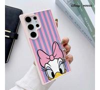 Shein Funda magnética transparente para teléfono estilo náutico de MINISO Disney Donald Duck "DONALD" para Samsung S26 Ultra/S26 Edge/S26 Plus/S26/S25 Ultra