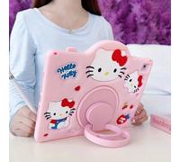 Shein Funda para tableta Hello Kitty compatible con iPad 10th/11th/56789th/Mini 1 2 3 4 5/Air/Pro para niños y niñas, a prueba de golpes, resistente a caída
