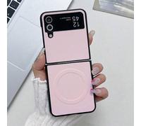 Shein Funda plegable magnética para teléfono con patrón simple de lichis, compatible con Samsung Galaxy Z Flip7, Z Flip 6, Z Flip 5, Z Flip 4, Z Flip 3. Fun