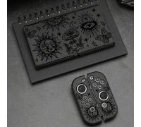 Shein Funda protectora con diseño de estrellas y luna compatible con OLED/Switch NS/Switch Lite, accesorios para consola de juegos, cubierta resistente a lo