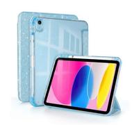 Shein Funda protectora con soporte para lápiz, adecuada para iPad A16 2025, iPad 11th Gen, iPad 10th Gen, compatible con iPad Air 11 M3 M2, carcasa brillant