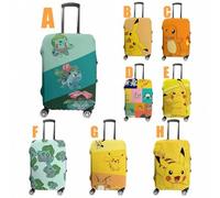 Shein Funda protectora de equipaje Pokémon, funda protectora de equipaje de tamaño completo Pokémon, artículo esencial para viajes diarios y vacaciones, fun