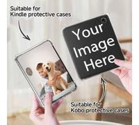 Shein Funda protectora de libro electrónico personalizada con foto compatible con Kobo Clara Color, Kobo Clara BW de 6 pulgadas, Kobo Libra Color de 7 pulga