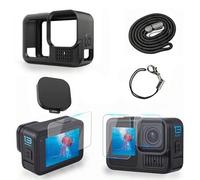 Shein Funda protectora de silicona para la pantalla de GoPro Hero 13 Black, protectores de pantalla, cordón para accesorios de GoPro Hero 13