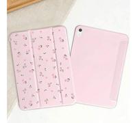 Shein Funda protectora de tableta con diseño de flores fragmentadas y patrón minimalista, compatible con iPad 7/8/9/10th/ Pro12.9 /Pro 11 /11th (A16) 2025,