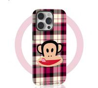 Shein Funda protectora de teléfono de doble capa con licencia de Paul Frank, protección antichoque de Body completo con diseño de cara de mono compatible co