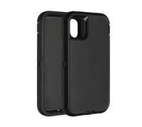 Shein Funda protectora de teléfono de grado militar anti-caída, a prueba de golpes, de 3 en 1, de alta resistencia, compatible con iPhone [a prueba de golpe