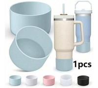 Shein Funda protectora para la parte inferior de la botella de agua para 40oz con asa, y para vasos Yeti Rambler de 20oz/30oz, fundas de protección para la