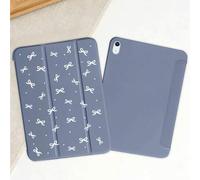 Shein Funda protectora para tableta con patrón de lazo y minimalista, compatible con iPad 7/8/9/10th/ Pro12.9 /Pro 11 /11th (A16) 2025, Galaxy Tab S6 Lite /
