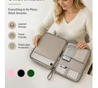 Shein Funda protectora para tableta de 10.9" y 12.9", bolsa de almacenamiento multifuncional, compatible con iPad 11th, 10th, 10.9, 7th/8th/9th, 10.2, Mini
