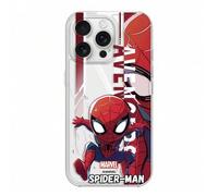 Shein Funda protectora personalizada de Marvel con diseños de Spider-Man, Iron Man, Capitán América y Hulk para iPhone 17/17 Pro/Air/16 Pro Max/15 Plus/14/1