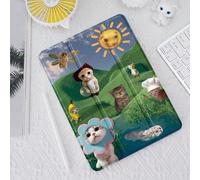 Shein Funda tipo mono compatible con Samsung Galaxy Tab/iPad/Kindle, iPad 9th/8th/7th Generation 10.2 pulgadas, nueva funda para iPad de 10th Generation, Ki