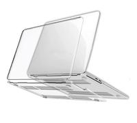 Shein Funda transparente compatible con MacBook Air Pro de 13/14/15 pulgadas, carcasa de plástico duro, funda para portátil, A2485 A2442 A1466 A1369 M2, set