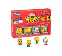 Shein Funko Bitty Pop! The Simpsons - Bart - 4PKY una Minifigura Misteriosa Sorpresa - 0.9 Inch (2.2 Cm) Coleccionable - Repisa Apilable Incluida - Idea de