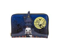 Shein Funko Pop! by Loungefly Disney Nightmare Before Christmas Jack Skellington Cartera con cremallera, Multicolor, Cartera con cremallera