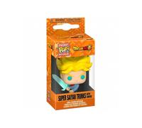 Shein Funko Pop! Keychain: DBS - Super Saiyan Trunks with Sword - Dragon Ball Super - Minifigura de Vinilo Coleccionable Llavero Original - Relleno de Calce